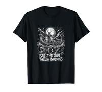 Sail The Sun Through Darkness Viking Norse Longship T-Shirt