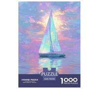 Sailboat 1000 Piece Jigsaw Puzzle Educational Games Classic Wonderful Jigsaws Color Challenge for Adults And Kids 70x50cm/1000pcs