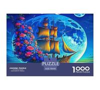 Sailboat, 1000-piece Jigsaw Puzzle, Exciting Problem Based Competition Fostering Determination Adaptability Quick Thinking, Enjoyable Social Pastime Encouraging Performance Driven Participation, Suita