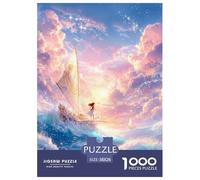 Sailboat 1000 Piece Jigsaw Puzzle Family Game Creative Wonderful Jigsaws Unique Challenge Game for Adults And Kids 38x26cm/1000pcs