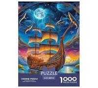 Sailboat, 1000-piece Jigsaw Puzzle, Interactive Tabletop Amusement Inspiring Friendly Rivalry Laughter Engagement, Great Choice for Gatherings Celebrations Shared Recreational Moments, Suitable for Ag