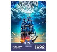 Sailboat 1000 Piece Jigsaw Puzzles for Adults Perfect for Relaxation Home Decors Creativity & Gift Giving 70x50cm/1000pcs