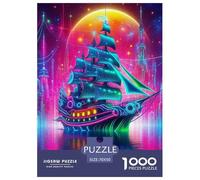 Sailboat 1000 Piece Jigsaw Puzzles for Adults with Extra Fun Challenges Home Decoration Family Puzzle Game Birthday Gifts 70x50cm/1000pcs