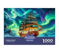 Sailboat 1000 Pieces Jigsaw Puzzles for Adults Fantasy Educational Games Beautiful Home Decoration Challenge High Difficulty 70x50cm/1000pcs