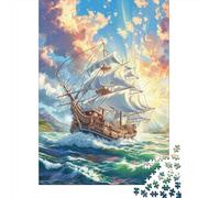 Sailboat 1000 Pieces Puzzles for Adults & Teenager Teenager Man Woman Gift 1000pcs (38x26cm)