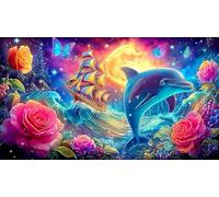 sailboat Adult Jigsaws 1000Pc Fun and Challenging Family Game Puzzle Game Educational Game Challenge for Adults 38x26cm/1000pcs