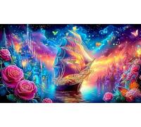 sailboat Adult Jigsaws 1000Pc Fun and Challenging Family Game Puzzle Game Educational Game Challenge for Adults 38x52cm/1000pcs