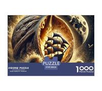 Sailboat Impossible Hard Challenging 1000 Pc Jigsaw Puzzle - Shell Sailing Ship Fantasy Art Recycled Paper for Home Wall Decor38x26cm/1000pcs