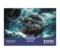 SailBoat Jigsaw Puzzles Great Gift for Adults 1000 Pieces EduCational Games Home Decors Nautical Jigsaw Puzzle for Women Men Adult 70x50cm/1000pcs