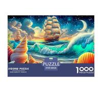 Sailboat Premium 1000-Piece Jigsaw Puzzles for Adults Offering A Challenging Educational Games Experience - A Perfectly Suited Gift for Adults And Kids Age 12 Years And Up to Explore Together 3
