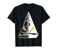 Sailboat Sailing Lover Nautical Sailor Ocean Sea Boat Open T-Shirt