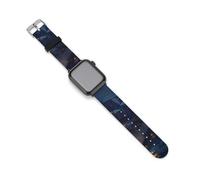 Sailboat Sailing on Sea Watch Bands Replacement Silicone Straps Sport Wristbands Compatible for Apple Watch 38mm/40mm