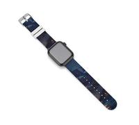 Sailboat Sailing on Sea Watch Bands Replacement Silicone Straps Sport Wristbands Compatible for Apple Watch 42mm/44mm