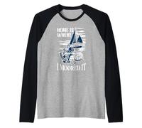 Sailboat Sailors Accessories Anchor Sailing Yacht Yachting Raglan Baseball Tee