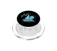 Sailboat Swans in Summer PopSockets PopGrip for MagSafe