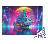Sailboat1000 Pieces Jigsaw Puzzles for Adults And Kids Family Game NavigationChallenging for Home Decoration Great Gift Idea38x26cm/1000pcs