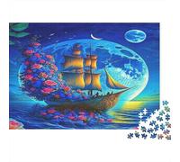 Sailboat1000 Pieces Jigsaw Puzzles for Adults Educational Games NavigationFun And Challenging Home Decors Great Gift Idea70x50cm/1000pcs