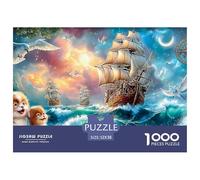 SailboatHerculean Jigsaw Puzzles for Adults A 1000-Piece (Advanced) Epic of Impossible, Hard, And Difficult Challenging Puzzle Games - The Supreme Gift for Puzzle-Loving Adults And Kids Age 12