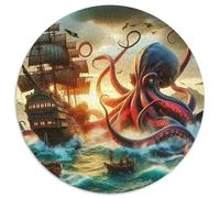 SailboatJigsaw Puzzle 1000 Piece for Adults Round NavigationCreative Challenging Toys Gift1000pcs (67.5x67.5cm)