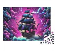 SailboatJigsaw Puzzle Voyager Brain Training Recycled Logic Concentration Activity 1000 Pieces 70x50cm/1000pcs