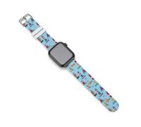 Sailboats And Lighthouse Funny Silicone Watch Band 38mm/40mm