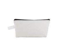 Sailcloth Zipper Pencil Case 1/2/3/5/10pcs Colorful Makeup Zipper Bags 25×13×4.5cm Multi-Purpose Pencil Pouch for Travel Cosmetics Stationery Daily Storage for Pencil Case(Beige,1pcs)