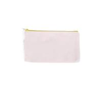 Sailcloth Zipper Pencil Case 3/5/10 Pcs/Lot Student School Canvas Zipper Storage Bags DIY Blank Craft Cosmetic Ziplock Cotton Pouches for Pencil 21x12cm for Pencil Case(Yellow,10PCS)