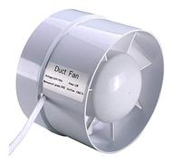 SAILFLO Inline Exhaust Fan, 4 Inch Duct Booster Blower 12W 76 CFM Strong Airflow Ventilation for Vents Kitchen HVAC Room Bathroom Basement Grow Tent Attic (100mm)