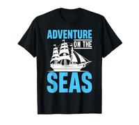 Sailing Adventure On The Seas Tall Ship Voyage T-Shirt