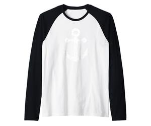 Sailing Anchor -Ship Captain Nomad, Traveling, Sea Boat Gift Raglan Baseball Tee