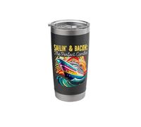 Sailing and Bacon Perfect Combo Cruise Ship Vacation Group Stainless Steel Insulated Tumbler