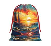 Sailing and Sunset S Patterned Gift Bags - Add a touch of formality to weddings, Christmas, birthdays, and anniversaries - (S - L)