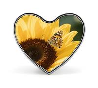Sailing at The Seaside Lapel Pin Fashion Brooch Pin Cute Button Badges Heart Shape