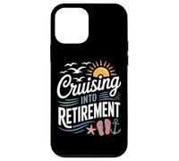 Sailing Away Cruising Into Retirement For Retirees Case for iPhone 12 mini