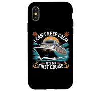 Sailing Away I Can't Keep Calm First Timer Trip Case for iPhone X/XS