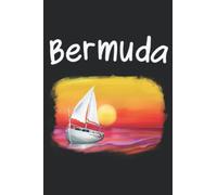 Sailing Bermuda Souvenir Cool Sunset Ocean Sail Boat Drawing SweaQuote: Daily Planner Notepad To Do Schedule, Medium 6x9 Inches, 100 Pages, Printed Cover