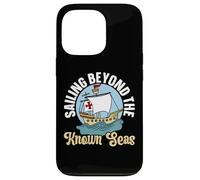 Sailing Beyond The Known Seas Indigenous Columbus Day Case for iPhone 13 Pro