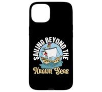 Sailing Beyond The Known Seas Indigenous Columbus Day Case for iPhone 15 Plus