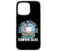Sailing Beyond The Known Seas Indigenous Columbus Day Case for iPhone 15 Pro Max