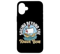 Sailing Beyond The Known Seas Indigenous Columbus Day Case for iPhone 16 Plus