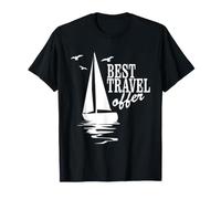 Sailing Boat Sea Sailing Holiday Coast Gift T-Shirt