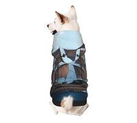 Sailing Boats in The Ocean Dog Hoodie â€“ Soft & Breathable Polyester Pet Clothes for Small, Medium, and Large Dogs