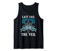Sailing Bridal Humor Last Sail Before the Veil Party Design Tank Top