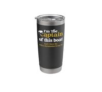 Sailing Captain of Boat Wife's Permission Stainless Steel Insulated Tumbler