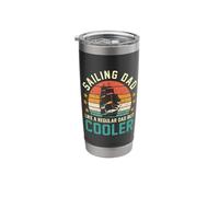 Sailing Dad Like A Normal Dad But Way Cooler Sailor Skipper Stainless Steel Insulated Tumbler