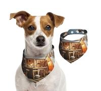 Sailing Deck Pet Scarf Dog Bandanas Spring Summer Soft Cotton Puppy Scarfs Adjustable Accessories for Small Medium Large Girl Boy Pup Small