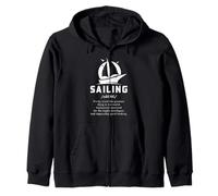 Sailing Definition Humor Greatest Thing in the World Quote Zip Hoodie