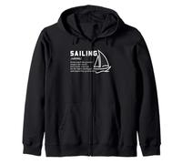Sailing Definition Humor Greatest Thing in the World Quote Zip Hoodie