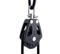 Sailing Disc - Marine Rotating Bearing Regulator Discs, Sea Block and Tackle | Wire Rope Block and Tackle, Useful Pulley Block Boat Accessories for Fibre Line Diameter Less Than 10 mm