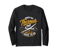 Sailing Flight Saying Thermik Calls Glider Hobby Pilot Long Sleeve T-Shirt